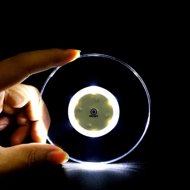 Best Hot Selling Product Custom Different Shape Acrylic LED Colorful Lighting Coaster