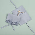 2025 New Design Luxury Light Blue Jewellery Jewelry Pouch  Microfiber Jewelry Bag