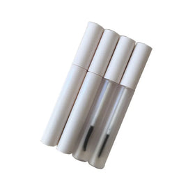 8-10ml Luxury Frosted White Mascara Tube with Diamond Tube Empty Eyelash Cream Mascara Tube Makeup Cosmetic Packages Container