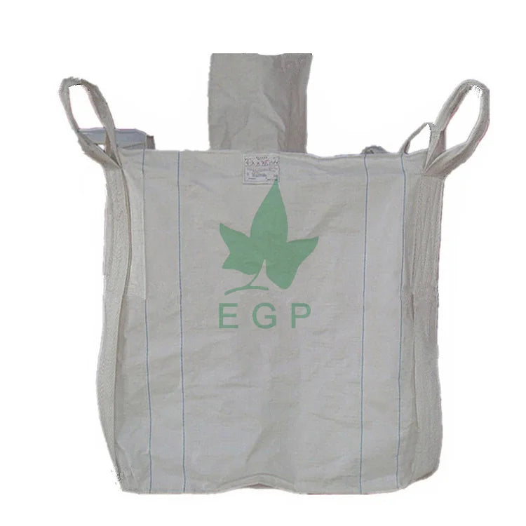 EGP pp Material Support Custom Color logo Size 500kg 1000kg 1500kg PP Woven Bigbag Sand Industry Silage Bag Plastic Ton Bags