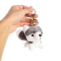 Wholesale Plush Husky Stuffed Animals Dog Keychains Toys Puppy Bag Pendant Charm Toy Wholesale Plush Dog Puppy Doll Toy Keychain