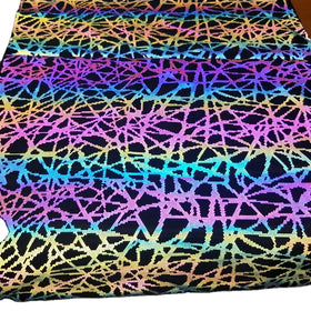 Direct Factory Reflective Fabric rainbow Iridescent Reflecting His Dark Materials for Hi Vis Fashion Wear Men's Vest