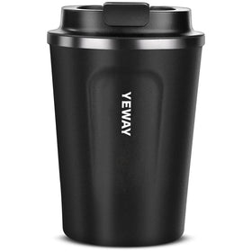 Custom Logo Business Gifts MOQ 50pcs Car Vacuum Travel Insulated Double Wall Tumbler Reusable 304 Stainless Steel Coffee Mug Lid