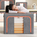 Functional Home Storage Organization Foldable Shoe Box Container Handles for Underwear Clothes Storage Bin Basket Storage Items