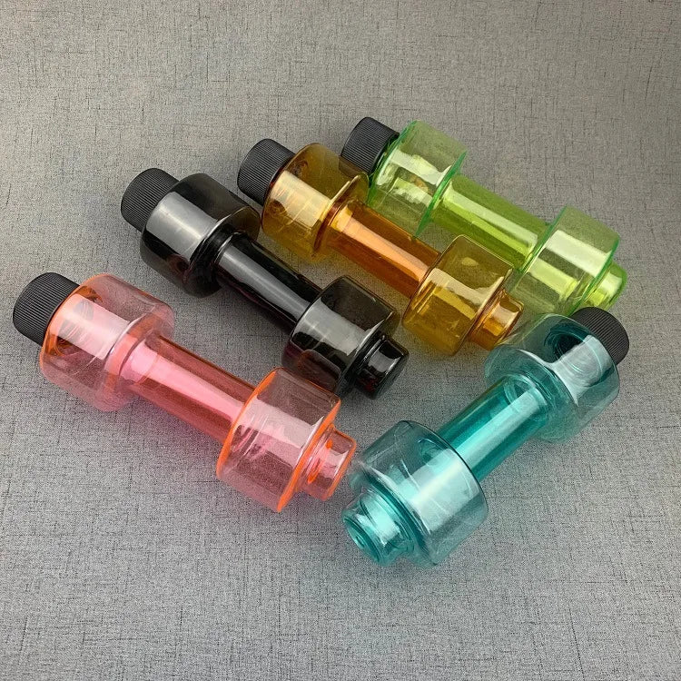 Wholesale Sports Dumbbell Cup Portable Weight Adjustable Fitness Water Bottle