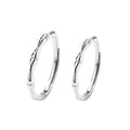 China Wholesale Price Wedding Couple Simple Jewelry Bamboo 925 Sterling Silver Ring for Lovers Opening Adjustable Ring Jewelry