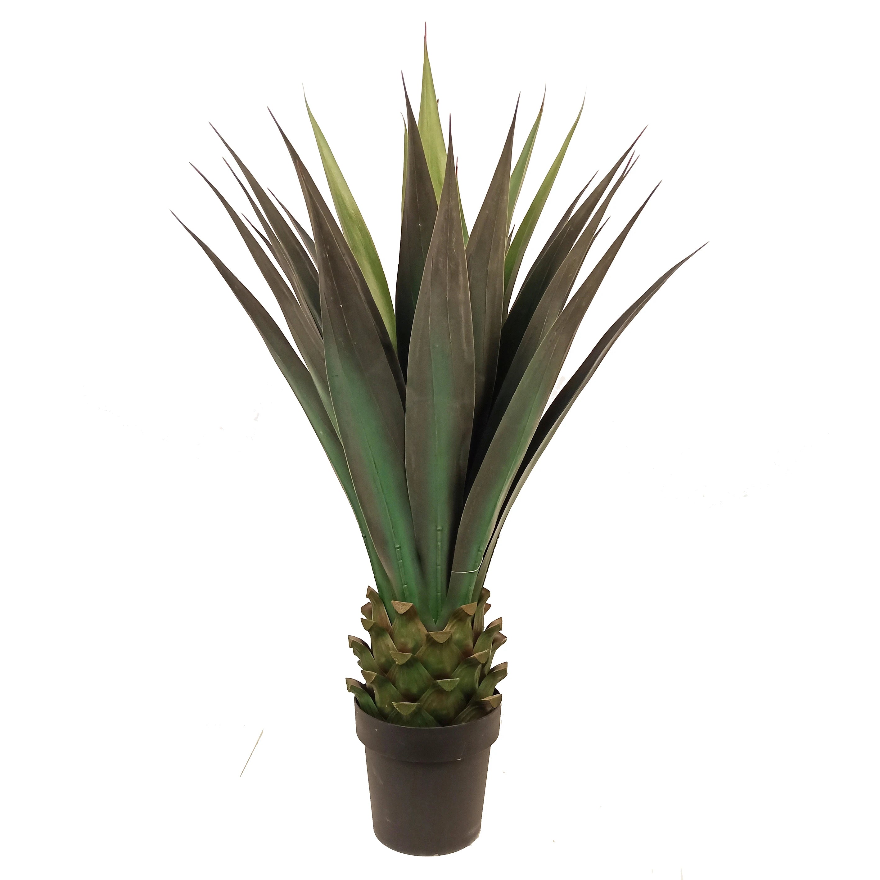 Factory Direct Supply Cheap Home & Garden Decorative Plastic Artificial Succulent Agave Sisal Bonsai Faux Yucca Plant for Sale