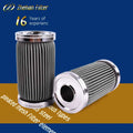 Stainless SS 304 316 Pleated Cartridge Filter Valco Melton Hotmelt Pump Suction Vacuum Hydraulic Machine Oil Filter