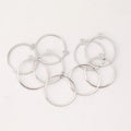 Blanks Round Big Circle Hoop Ear Hooks Brass Ear Wire Hooks for Earring Jewelry Making 25*28mm