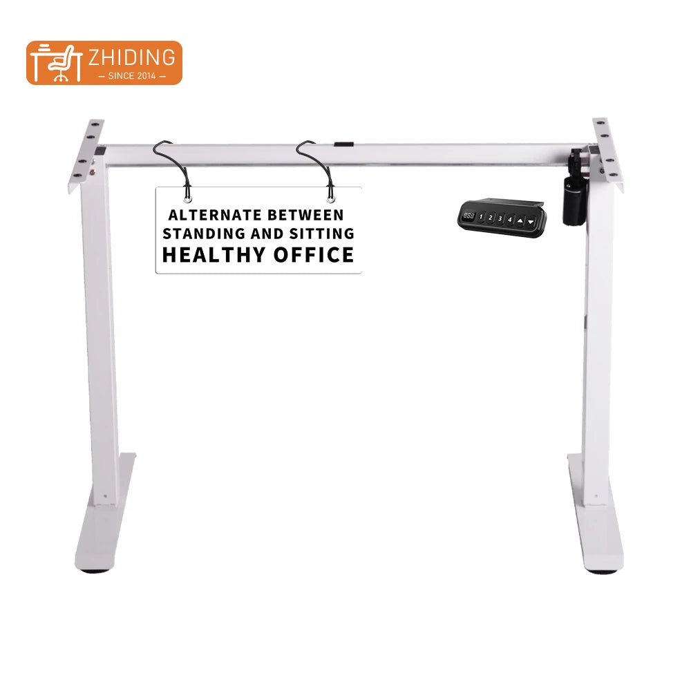 Portable Standing Desk Adjustable Height Office Desk Electric Stand up Motorized Standing Desk