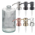 500ml Glass Hand Wash Container Shampoo Bottle Dispenser Bottle Refillable Liquid Customized Colorful Package for Bathroom