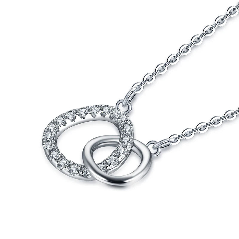 Wholesale Minimalist Trendy Classic Unisex Women Men Chains Customize Rhodium Plated CZ Customized 925 Sterling Silver Necklace