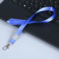Spring Brand Model 1222 1.5cm Metal Lobster Buckle Lanyard Integrated Badge Holder (Polyester Metal Materials) Student Accessory