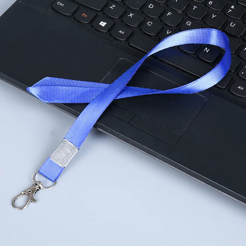 Spring Brand Model 1222 1.5cm Metal Lobster Buckle Lanyard Integrated Badge Holder (Polyester Metal Materials) Student Accessory