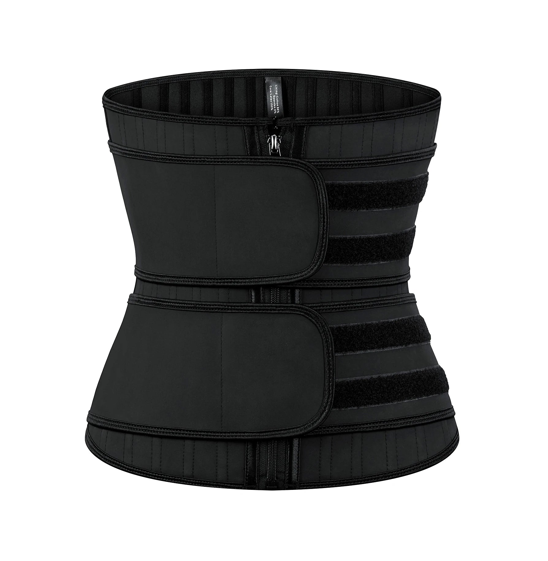 Private Label Women Bustiers Corset 25 Steel Bones Latex Adjustable Slimming Double Band Waist Trainers for Ladies