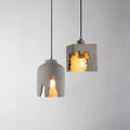 Creative Minimalist Bedroom Bedside Chandelier Cement Lava Restaurant Bar Decoration Pendant Light Wabi Sabi Pendant Light