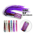 Resin Head Trolling Lure Octopus Skirt 25cm 159g clear Resin Head Pelagic Tuna Fishing Trolling Lure