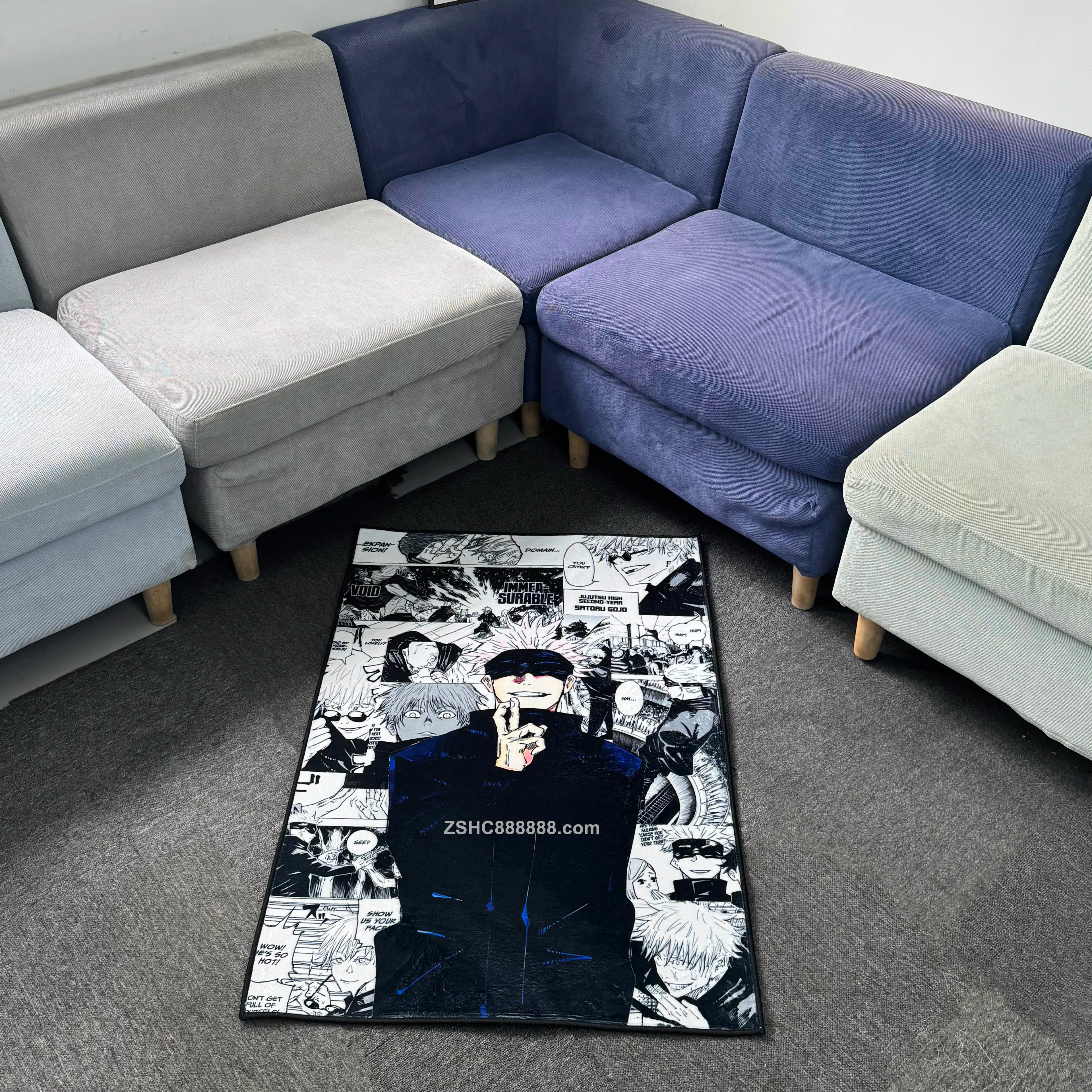 Anime Jujutsu Kaisen Rugs Living Room Large Luxury High Quality Custom Hand Made Tufted Fluffy Carpets Bedside