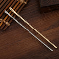Simple Design Shaped Pin Ladies Gold Silver Hair Wand Rod Metal Hair Chopsticks Accessories Hair Sticks for Women