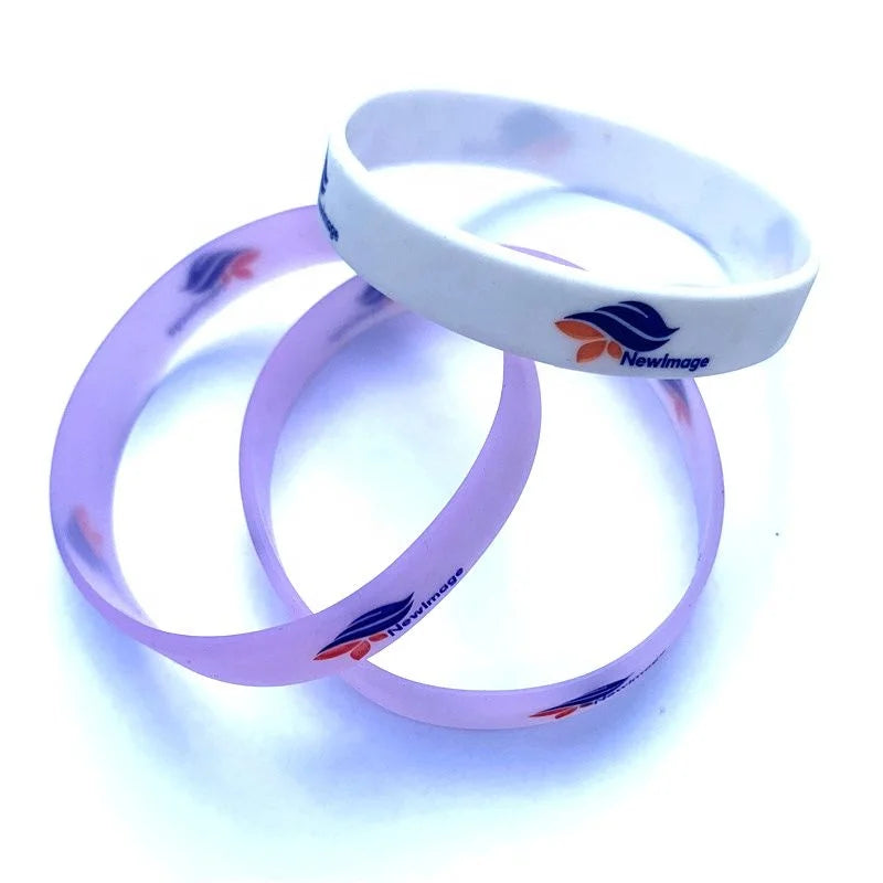 Solar Test UV Color Changing Silicone Bracelet Wristband