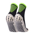 Hot Sale Custom Knitted Elastic Silicone Grips Anti-Slip Football Soccer Socks