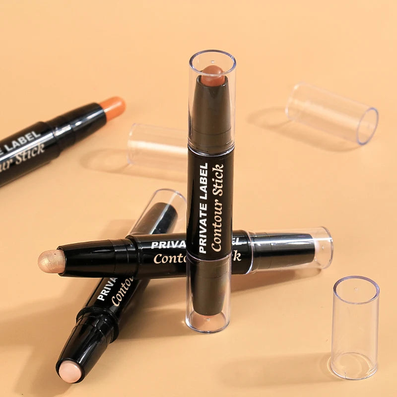 Bronzer Contour Stick Face Makeup Concealer Stick Private Label Vegan Cream Slim Contour Stick for Black Skin