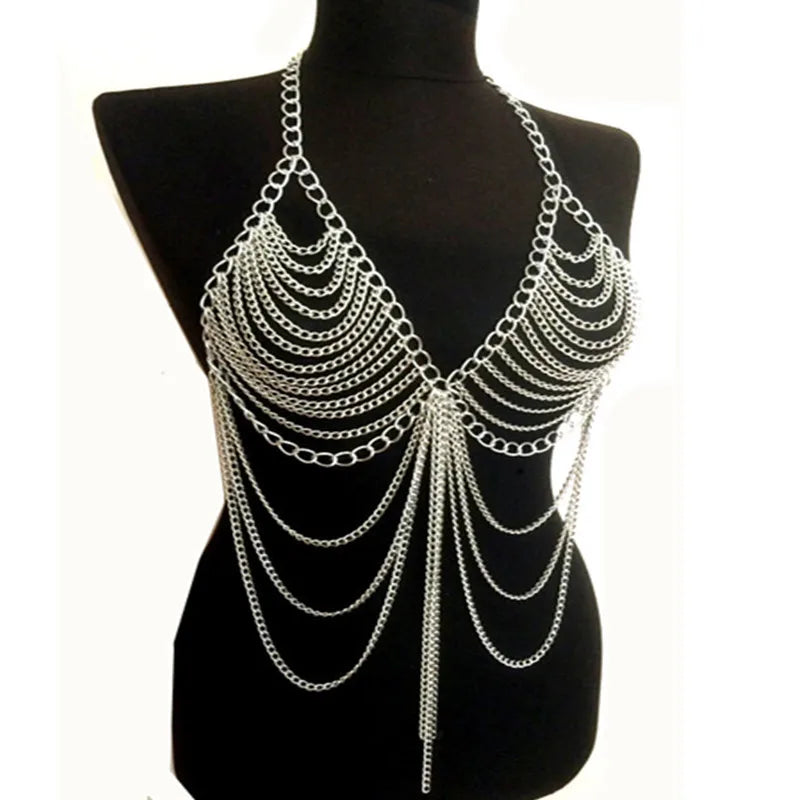 Wholesale Adjustable Underwear Full Body Chains Sex Body Chain for Woman