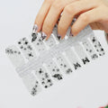 Hot Selling Nail Polish Stickers Glitter Self Adhesive Nail Wraps Custom Nail Polish Wraps