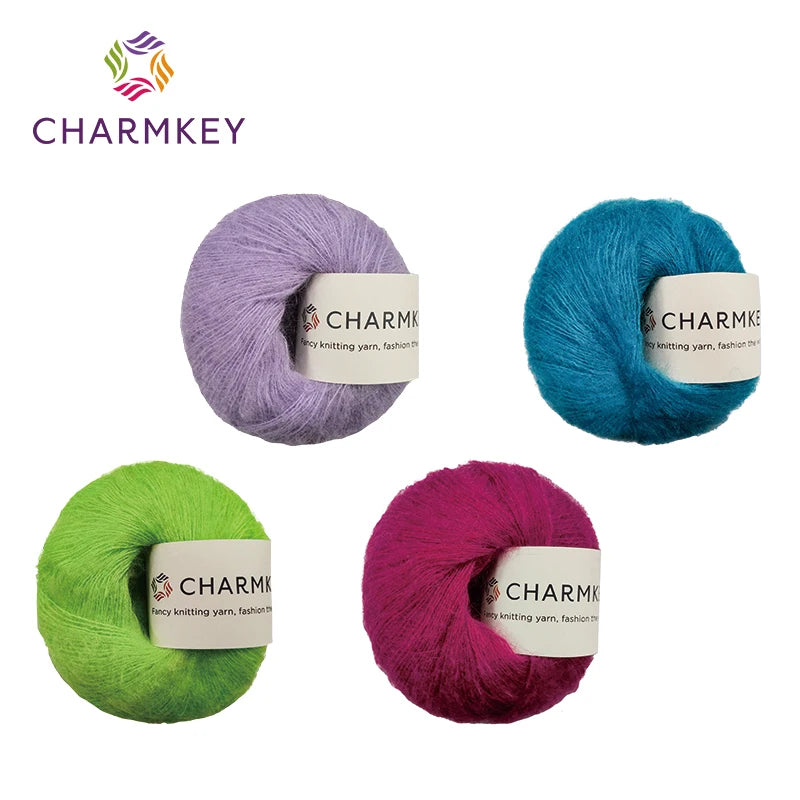 High Quality Solid Color 20% Wool 50% Acrylic Fancy Hand Knitting Mohair Yarn for Crochet