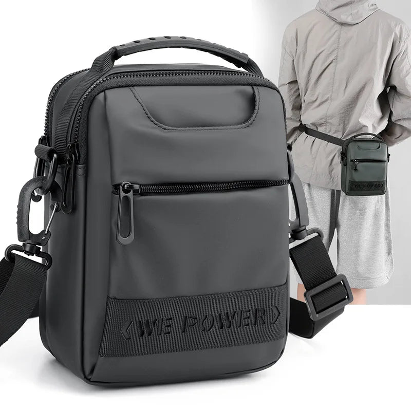New Stylish Custom Logo Men'S Single Shoulder Bag Fashion Messenger Chest Bag for Travel Waterproof Sling Bag