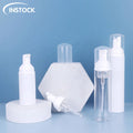 In-Stock Custom White 40/50/60/80/100ml Empty Plastic Body Wash Foam Bottle for Tooth Cleaning Mousse Dispenser
