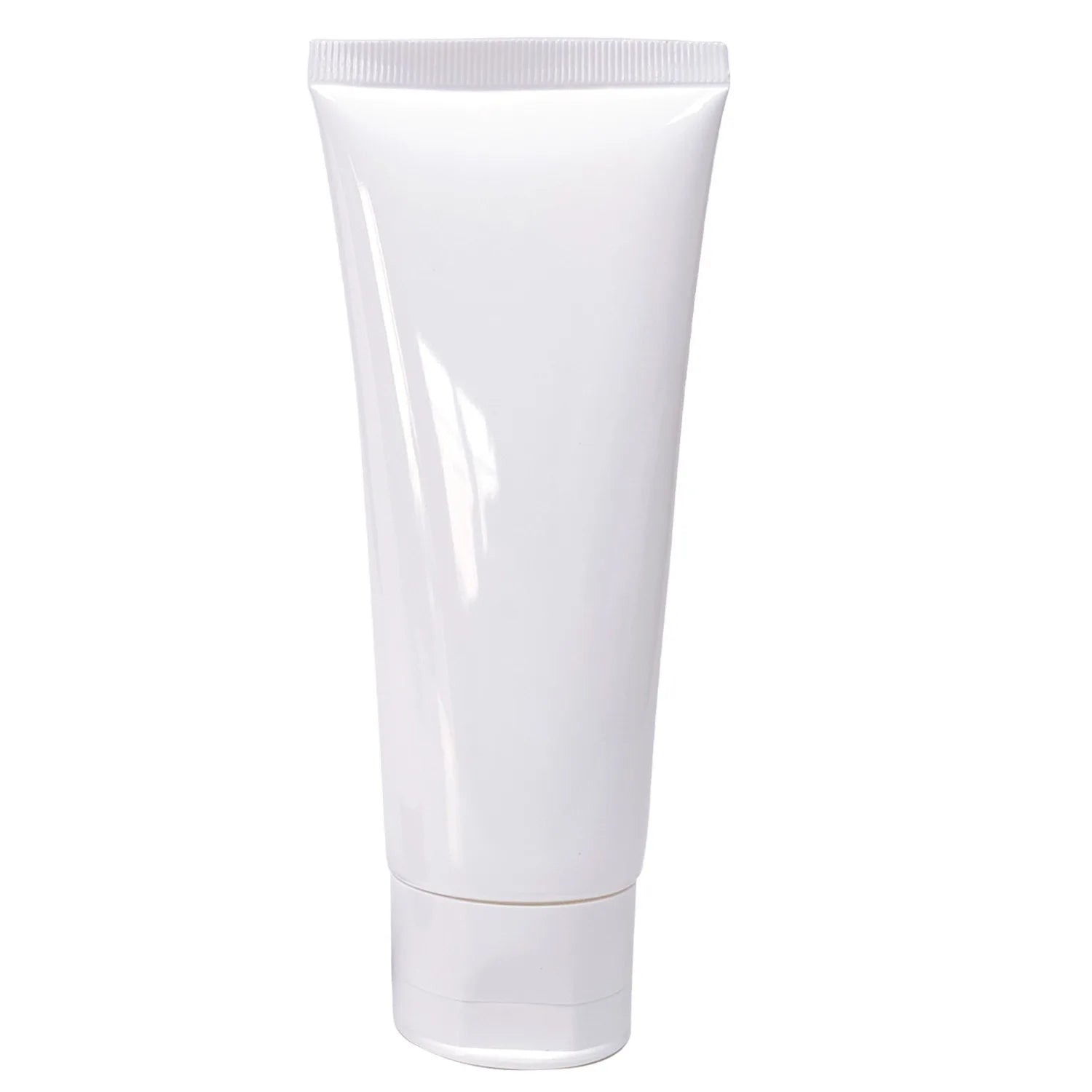 Cosmetic Empty 30ml 50ml 100ml White Squeeze PE Plastic Soft Tubes with Flip Caps