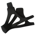 CE Black Anti Snore Adjustable Jaw Support Chin Straps Stop Snoring Belt