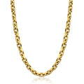 Trendy Fine Stainless Steel Necklace Sliver and Gold Customized Pendants Long 60cm Chain Necklace Wedding Gift for Women Man