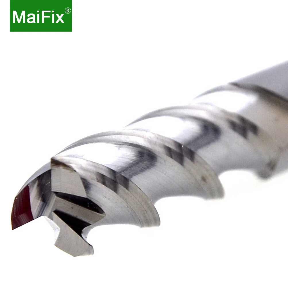 Maifix 3 Flute HRC55 3mm 5mm 6mm CNC Lathe Tungsten Steel Aluminium Milling Cutter Cutting Tools End Mills MegaBDM