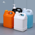 1 Gallon Plastic Oil Storage Barrel Drums Jerry Can With Pump Cap