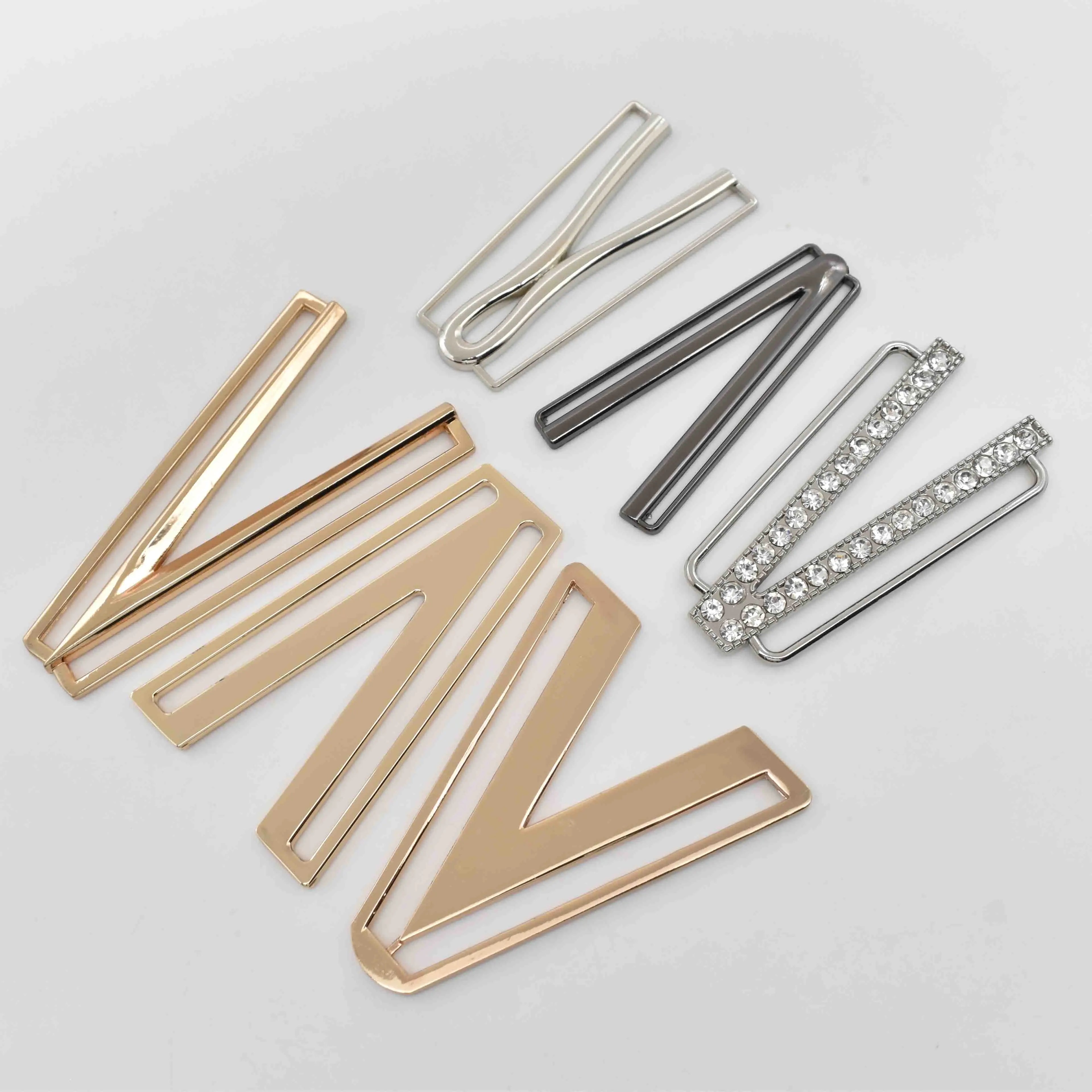 Rust Resistance Gold Metal Bikini Beachwear Bikini Decorative Clasp Connector Custom Swimwear Accessories Buckles