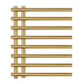 North America Design ETL Certificate Towel Rack Warmer SS Gold Bathroom Towel Radiator Electric