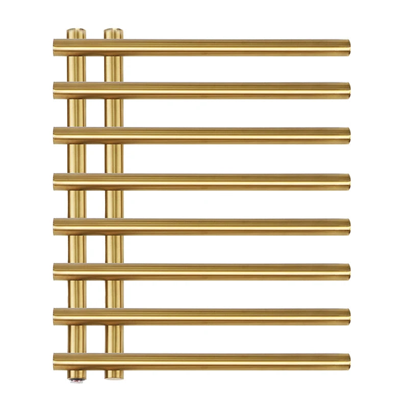 North America Design ETL Certificate Towel Rack Warmer SS Gold Bathroom Towel Radiator Electric