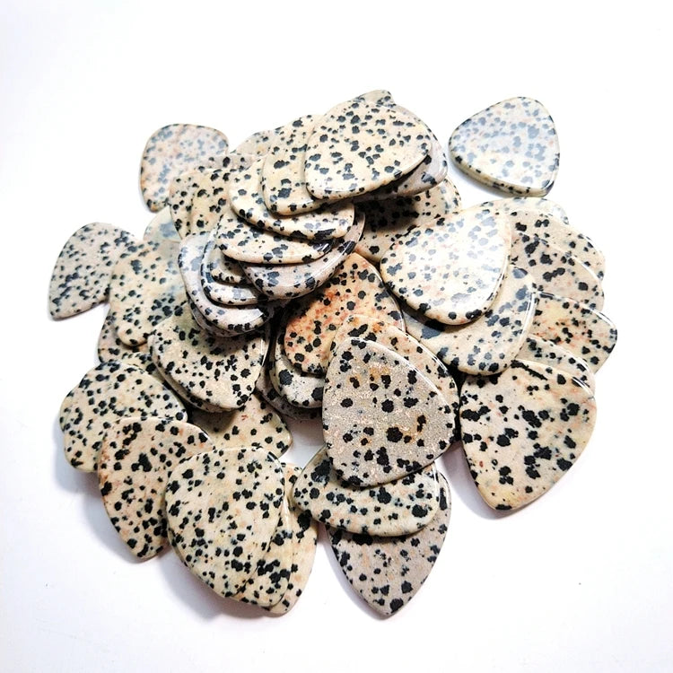 DIY Crystal Dalmatian Jasper Guitar Picks for DIY Guitar Picks Making