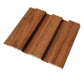 Interior Decorative Grille Hollow WPC Decor Wallboard PVC Cladding Indoor Fluted Great Wall Panel