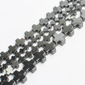 Natural Black Hematite Semi-Gemstone Beads 4-10mm 15-Inch Length Loose Beads Jewelry Making DIY Bracelet Necklace/Earrings