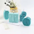 DM328 DIY Handcrafted Geometry Abstract Human Face Scented Soap Molde De Jabone Silicone Candles Melt Molds Supplies