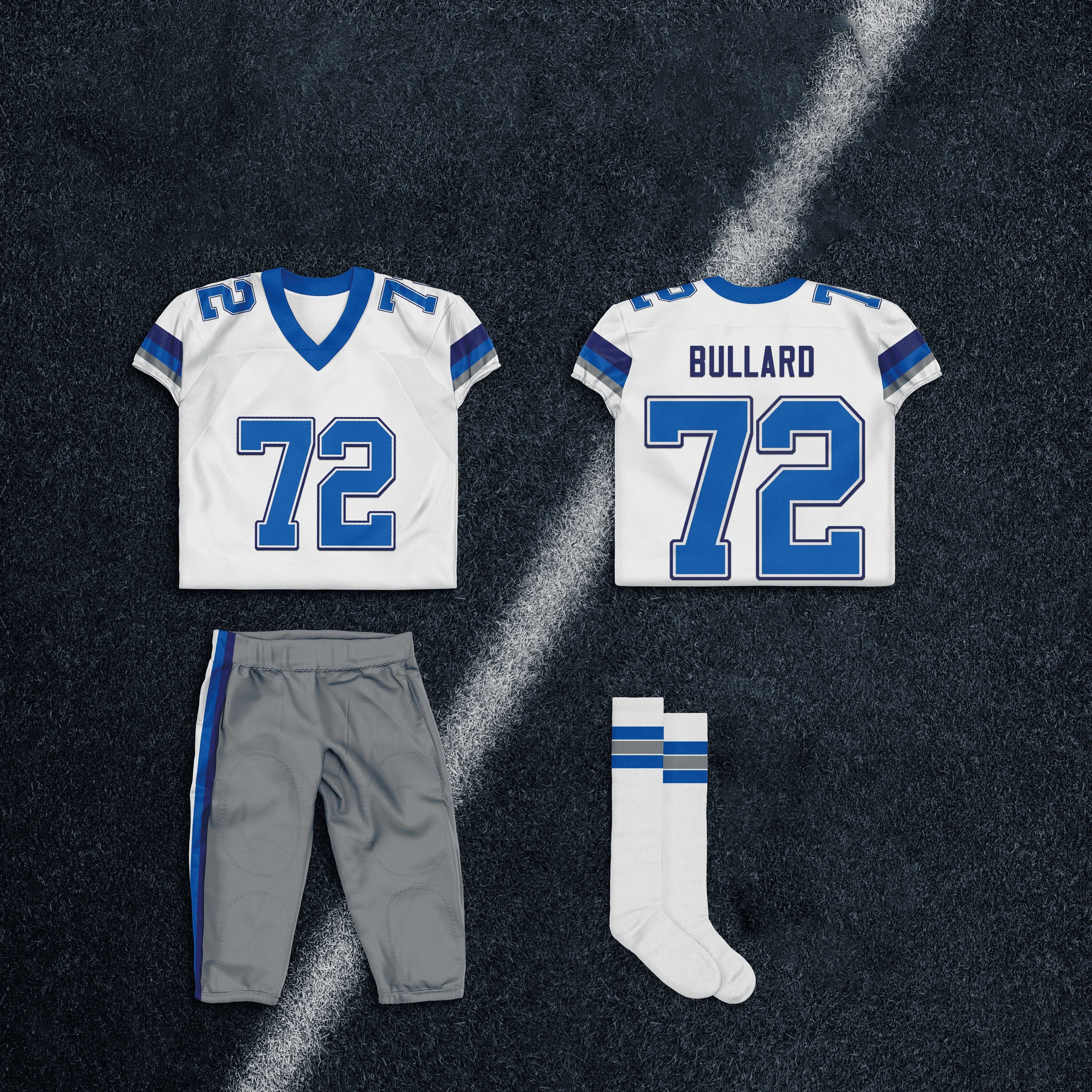 Tackle Twill American Football Jerseys Customized Name Logo New Embroidered Youth American Football Wear