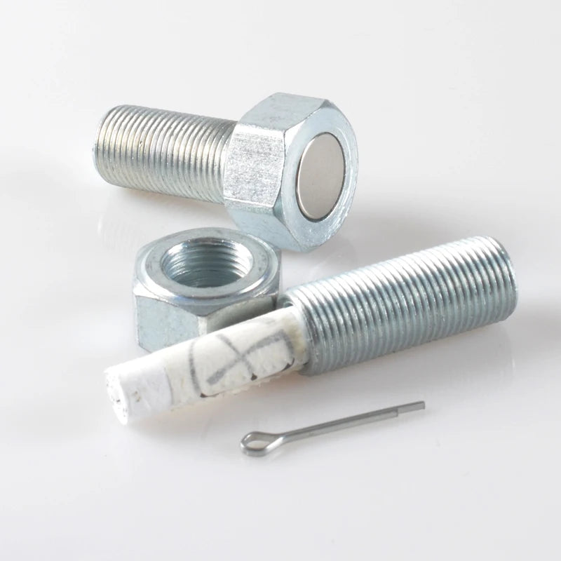 Silver Stainless Steel Magnetic Detachable Geocaching Nut Log Roll Storage Container Waterproof Durable Cache Bolt