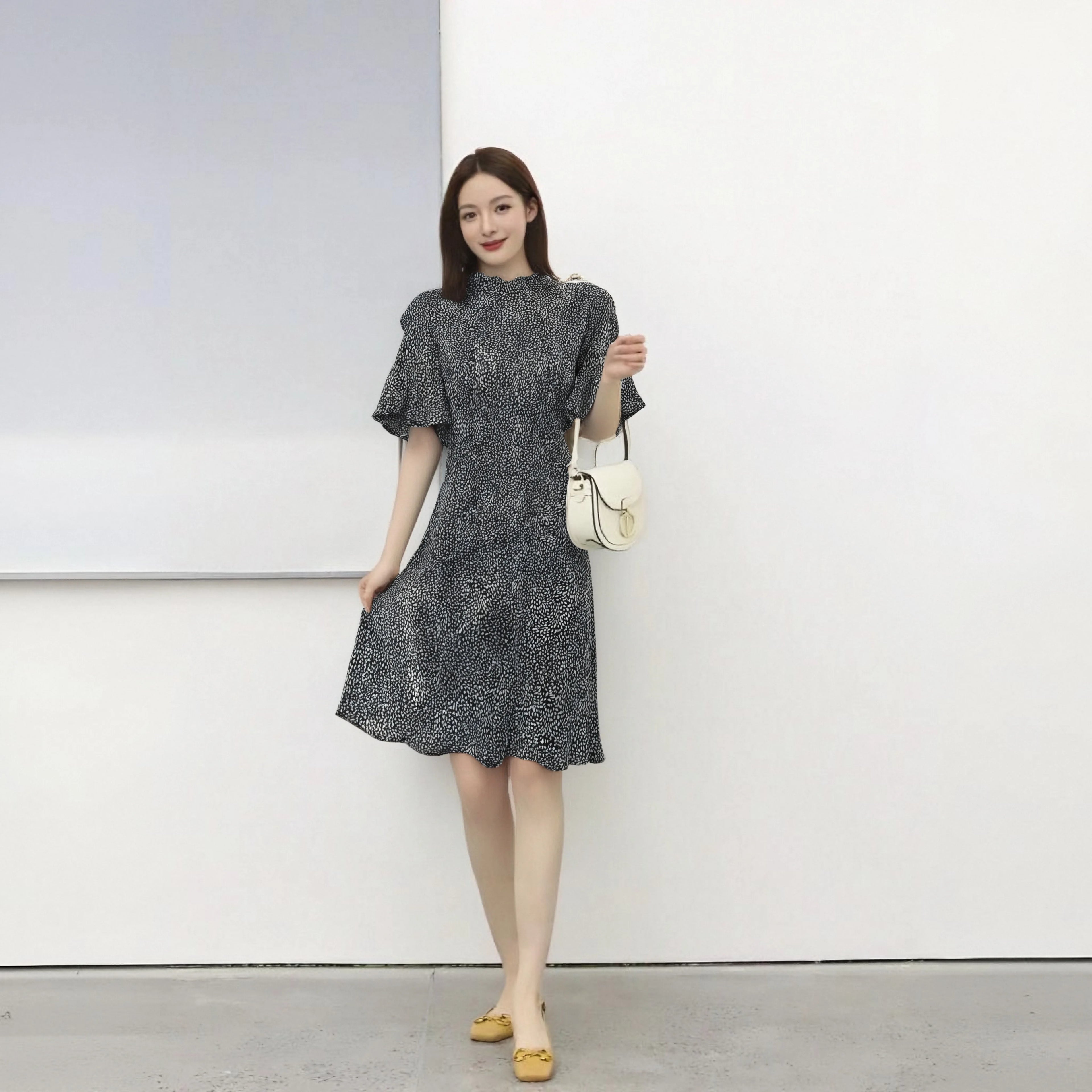 Casual  Breathable Cool Going Out Dress for Women Flared Dress One Piece Dress