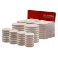 Bulk Felt Pad Furniture Self Adhesive 2 Inches 1 Inch  Felt Furniture Pad Chair Leg Protectors for Hardwood Floors