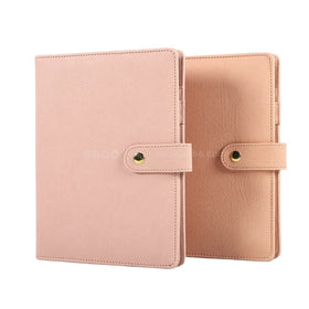 Personalised Luxury Pu Leather Organizer Planners A5 Notebook Handmade Leather Bound Engrave Refillable Journal With Pen