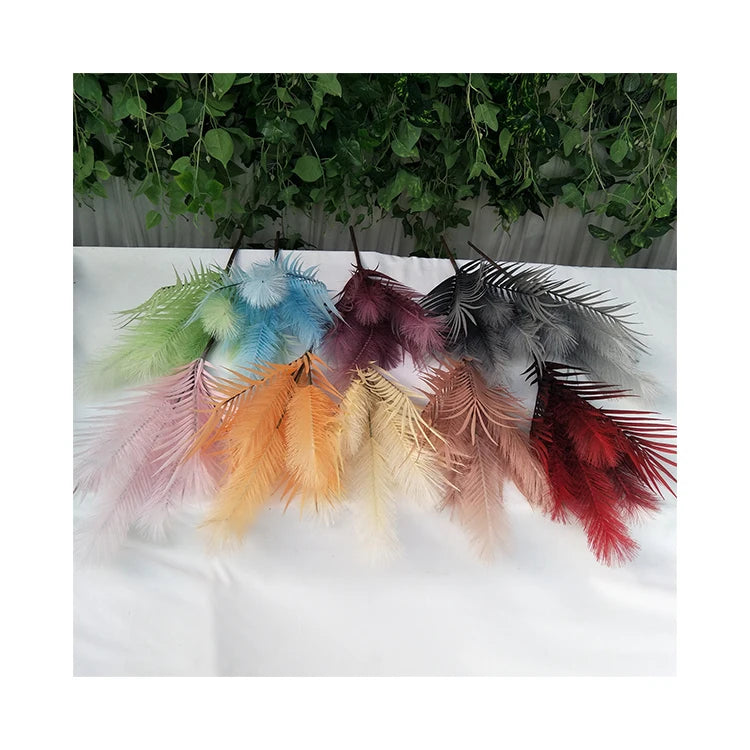 Iron-Leaf Reed Wall Hanging Artificial Flowers for Wedding Decoration Reasonable Price Bundle