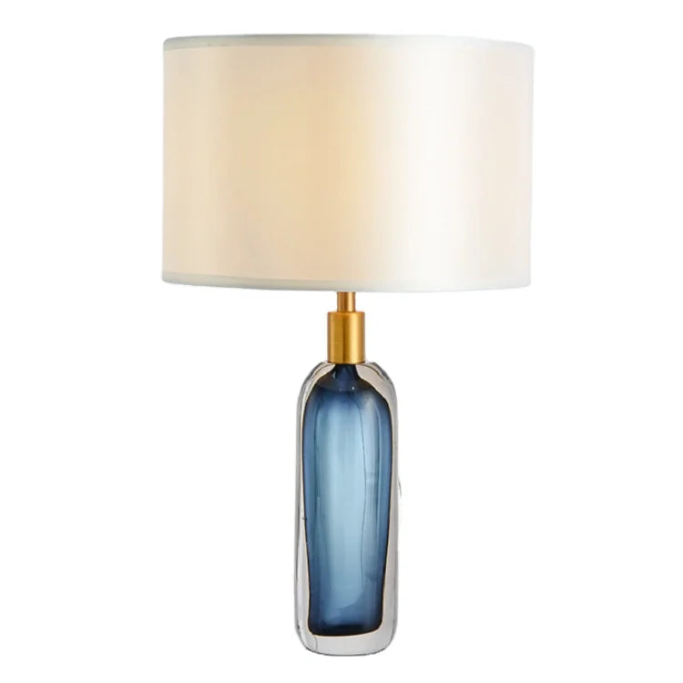 New Contemporary  Creative Decorative Desk Lighting Glass Vase With Led Art Deco Furniture Living Room Funky Table Lamps